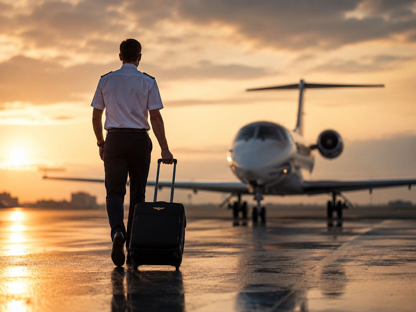 Aircraft prepared for corporate aviation training